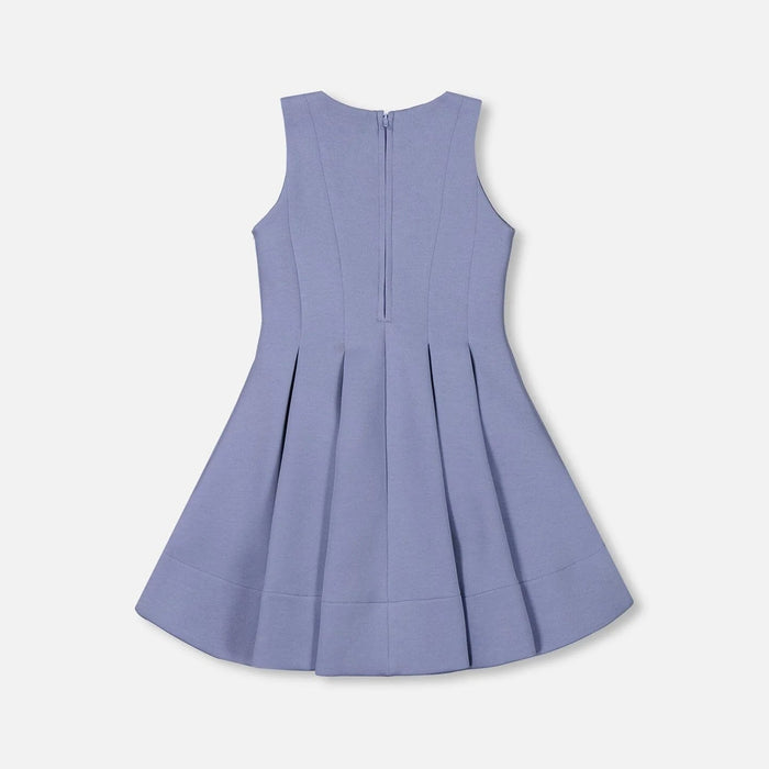 Thistle Blue Neoprene Bow Dress