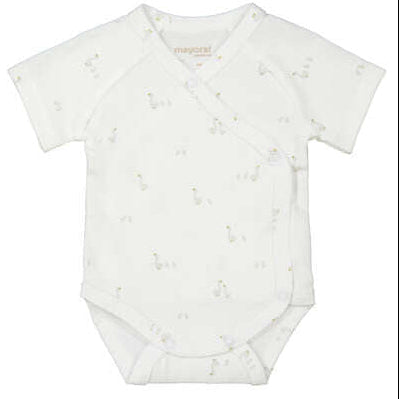 Goose White Kimono Bodysuit - Nature Baby Outfitter