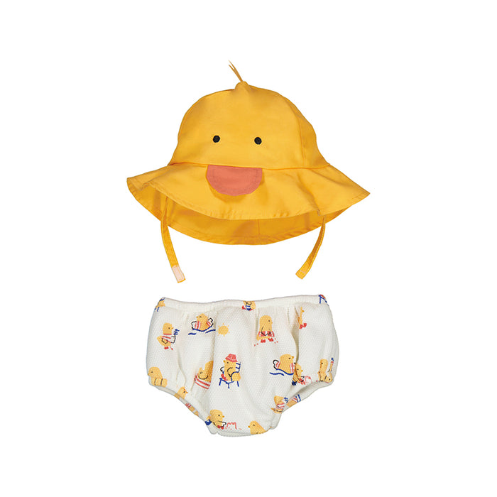 Duck Swim Diaper & Matching Hat