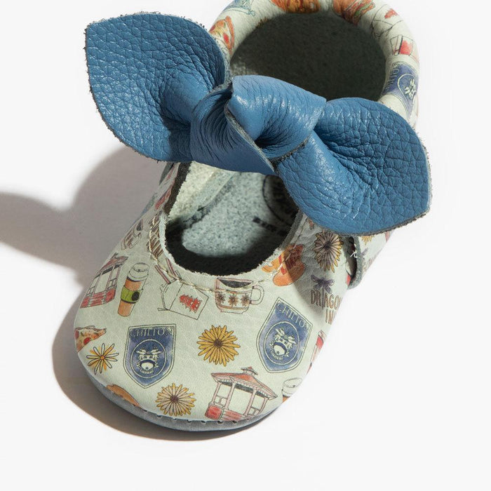 Gilmore Girls Knotted Bow Baby Shoe - Nature Baby Outfitter
