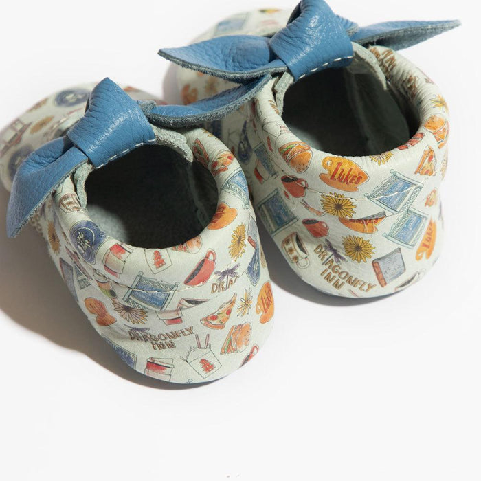 Gilmore Girls Knotted Bow Baby Shoe - Nature Baby Outfitter