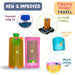 Flipping Holder TRAVEL - food pouch and juice box holder, fits cup holders - Nature Baby Outfitter