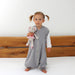2-LAYER MERINO WOOL SLEEP SACK WITH OPEN LEGS - silver gray - Nature Baby Outfitter