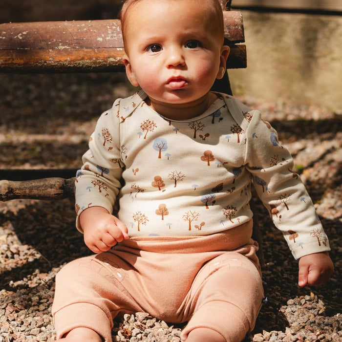 Bear Knee Brown Organic Cotton Pants