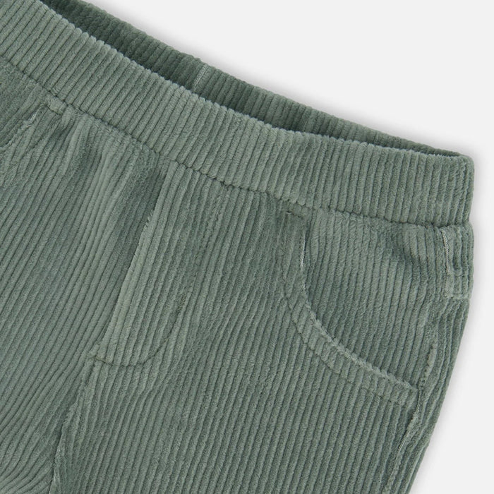 Sage Green Stretch Velour Treggings