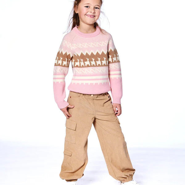 Light Brown Parachute Corduroy Pants