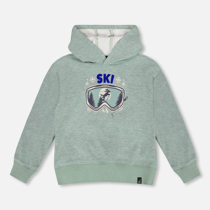 Jade Ski Goggles Brushed Jersey Hooded Sweatshirt