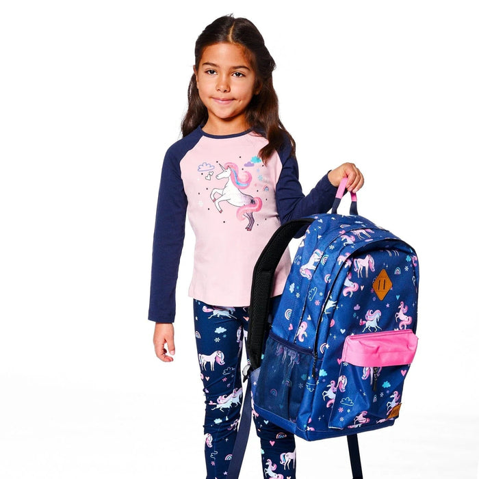 Navy Unicorn Backpack