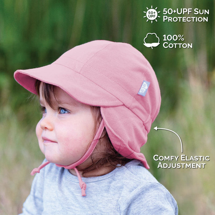 Dusty Rose Sun Soft Baby Cap