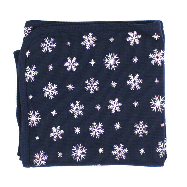 Snowy Night Holiday Thermal Blanket