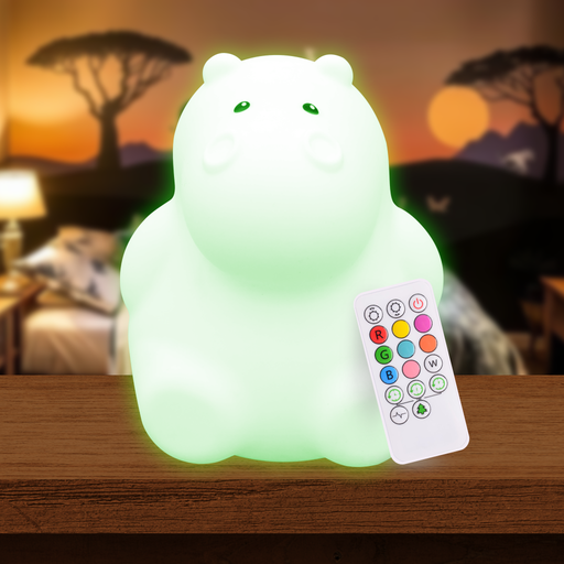 LumiPets® Honey the Hippo- Children's Touch Night Light - Nature Baby Outfitter