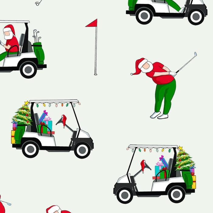 Ho Ho Hole In One Zipper One Piece Pajama