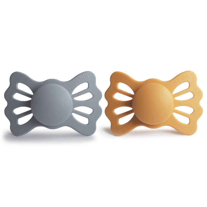 FRIGG Lucky Symmetrical Silicone Pacifier 2-Pack (6-18 Months) - Nature Baby Outfitter