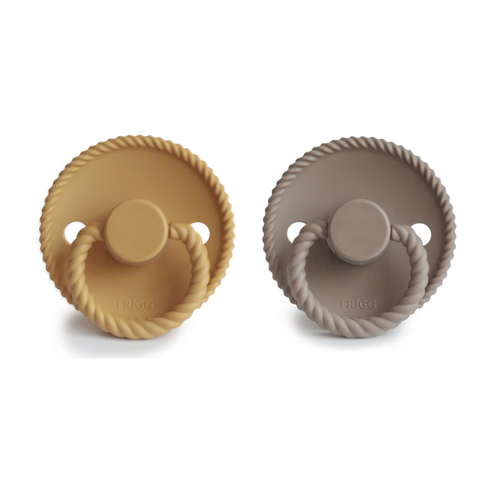 FRIGG Rope Silicone Pacifier 2-Pack - Nature Baby Outfitter