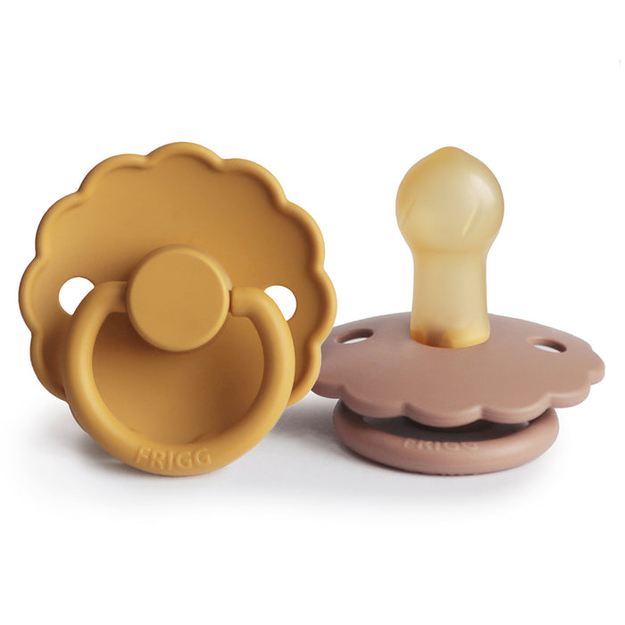 FRIGG Daisy Natural Rubber Pacifier 2-Pack - Nature Baby Outfitter