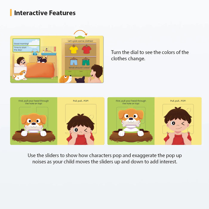 Pull Pull Pop! Pop! - Interactive Act! Board Book