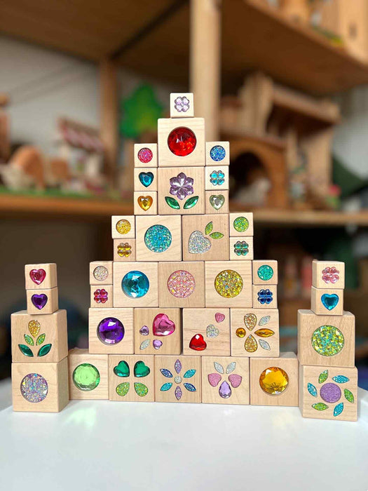 Sparkle Garden Gem Set – 30-Piece Small & 40-Piece Large Sets