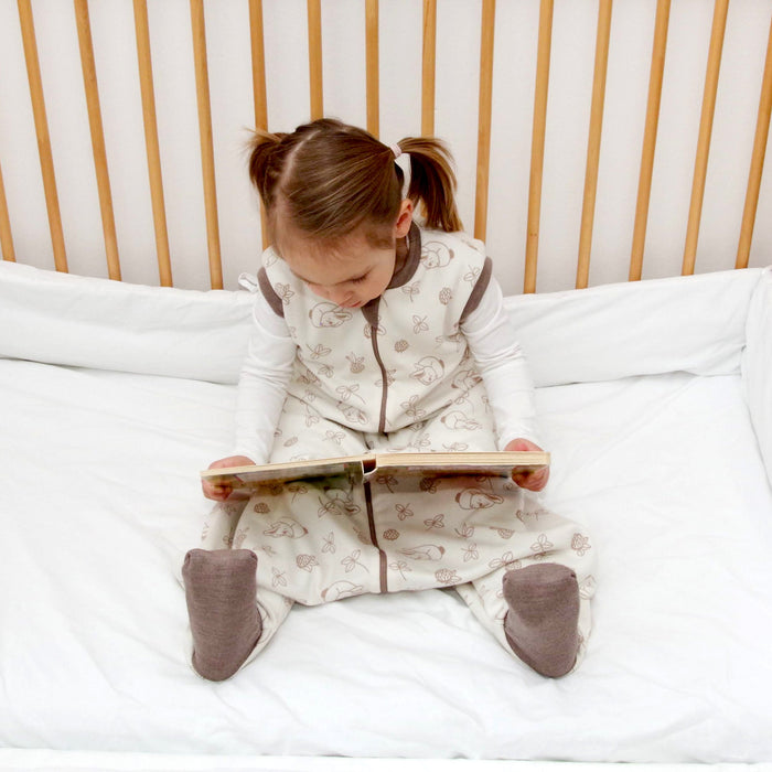 SLEEP SACK WITH OPEN LEGS - sleepy bunny - Nature Baby Outfitter