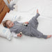 2-LAYER MERINO WOOL SLEEP SACK WITH OPEN LEGS - silver gray - Nature Baby Outfitter