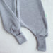 2-LAYER MERINO WOOL SLEEP SACK WITH OPEN LEGS - silver gray - Nature Baby Outfitter