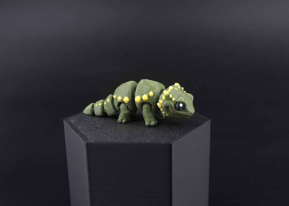 3D Printed Mini Reptile and Amphibian Fidget Toy Set – Articulated Classroom Reward Gift