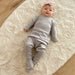 Merino Thermal Base-layer Set  - silver gray - Nature Baby Outfitter