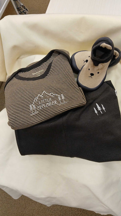 Little Explorer Organic Cotton Bodysuit & Pants Set