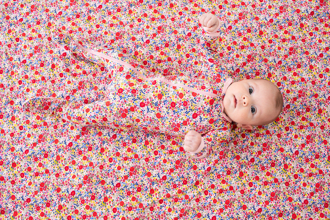 Blush Bloom Footie