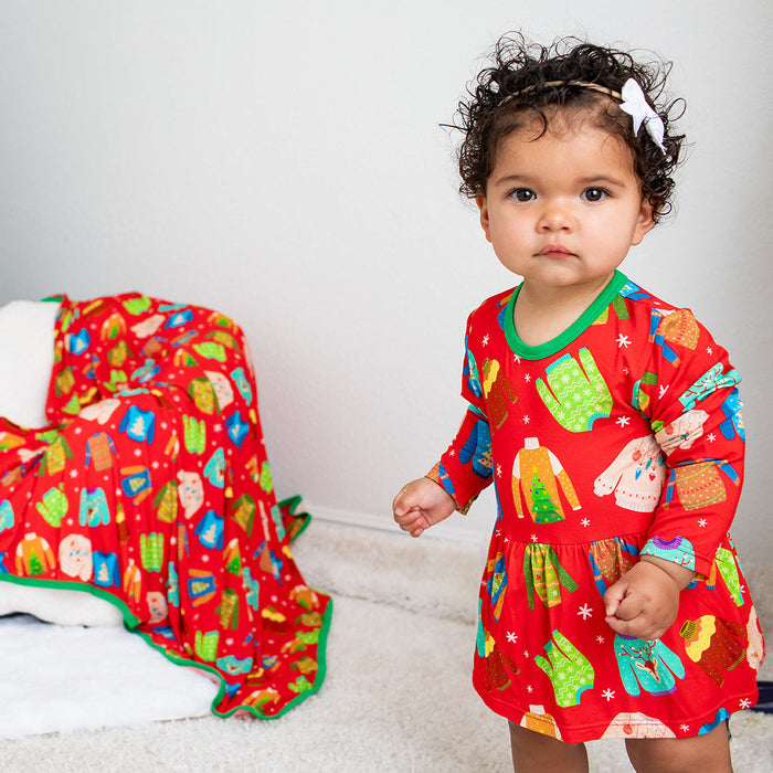 Ugly Sweater Party Bodysuit Dress