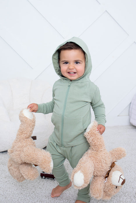 Sage Zipper Hoodie