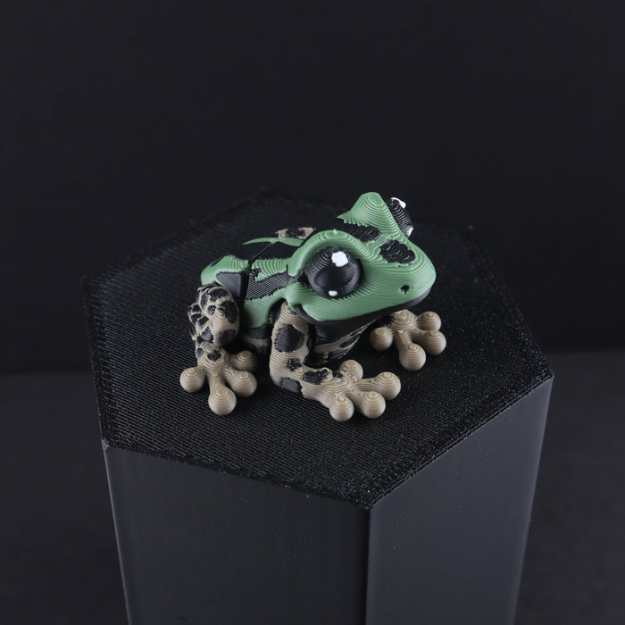 3D Printed Mini Reptile and Amphibian Fidget Toy Set – Articulated Classroom Reward Gift