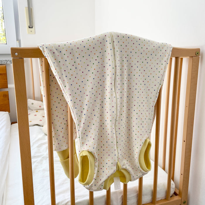 Silk & Merino Sleep Sack - lemon stardust