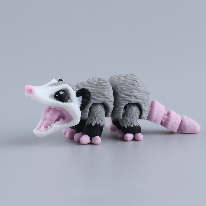 3D Printed Mini Fidget Creature Toy Pack – Articulated Party Favor Gift