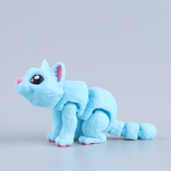 3D Printed Mini Fidget Creature Toy Pack – Articulated Party Favor Gift