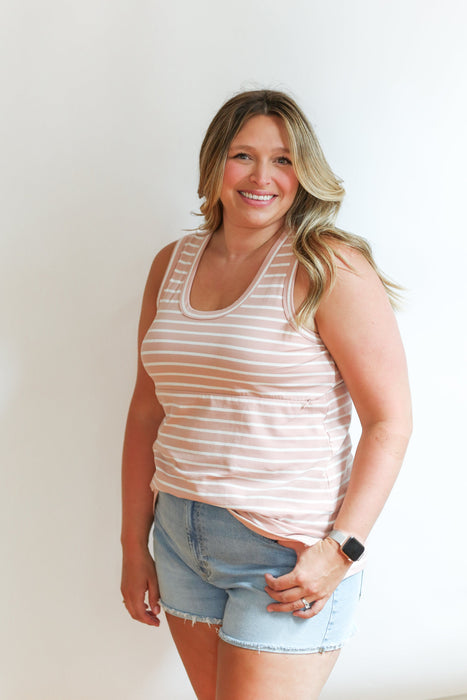 Invisible Zip Breastfeeding Tank Top - Nature Baby Outfitter