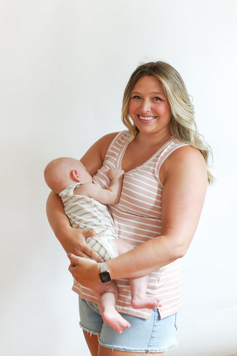 Invisible Zip Breastfeeding Tank Top - Nature Baby Outfitter