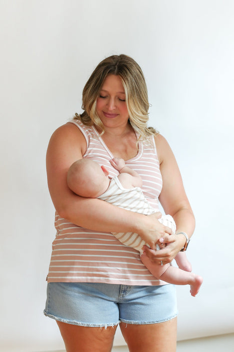 Invisible Zip Breastfeeding Tank Top - Nature Baby Outfitter