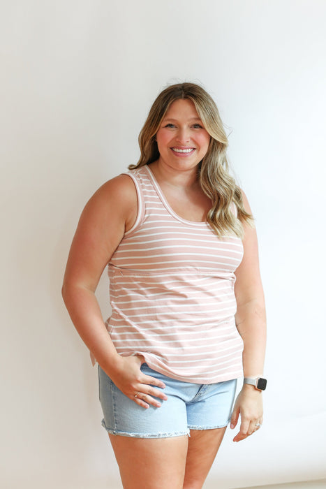 Invisible Zip Breastfeeding Tank Top - Nature Baby Outfitter