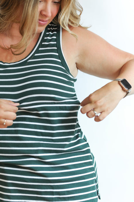 Invisible Zip Breastfeeding Tank Top - Nature Baby Outfitter