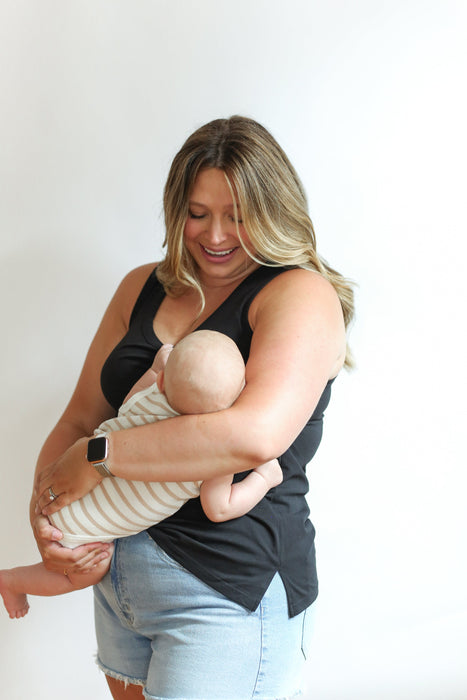 Invisible Zip Breastfeeding Tank Top - Nature Baby Outfitter