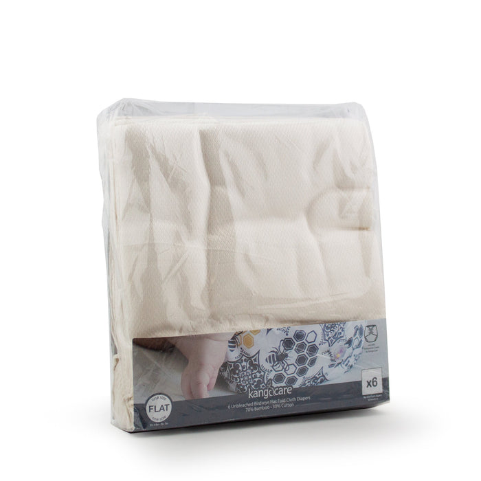 Kanga Care Bamboo Flat Cloth Diapers (6pk) | One Size