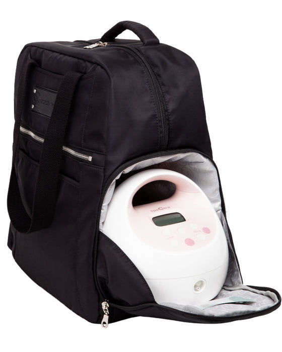 Sarah Wells Kelly Breast Pump Backpack & Tote  – Insulated Pocket, Laptop Sleeve & Easy-Clean Interior – Fits All Pumps for Moms