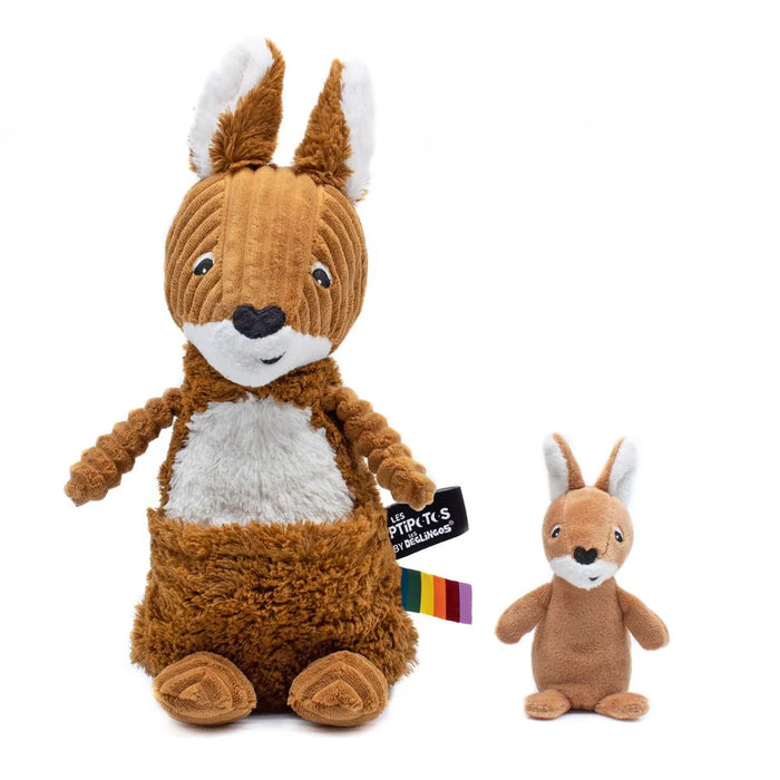 Brown Allezou the Kangaroo w/ Baby