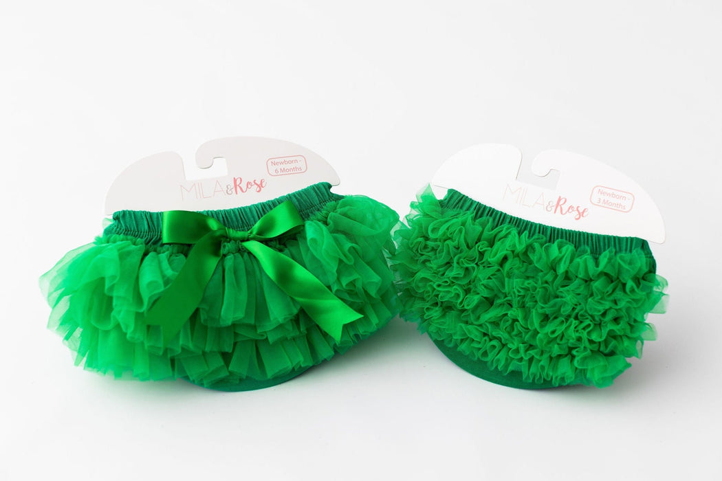 Green Ruffle Bloomer Kelly Green Ruffle Tutu Bloomer — Nature Baby Outfitter