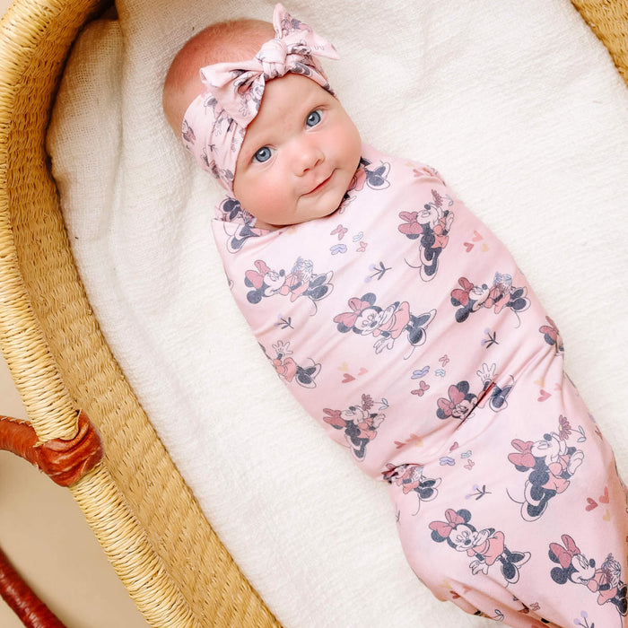 Minnie Mouse Large Premium Knit Swaddle Blanket
