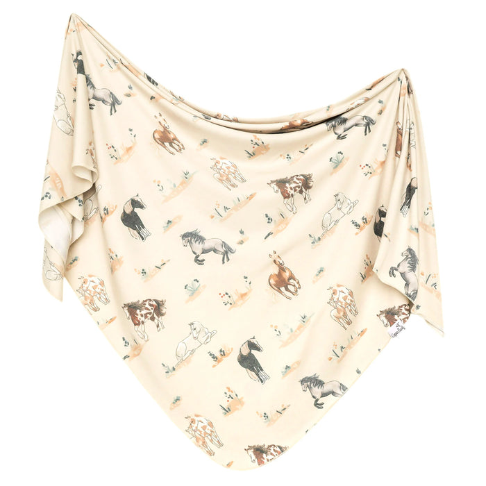 Montana Large Premium Knit Swaddle Blanket