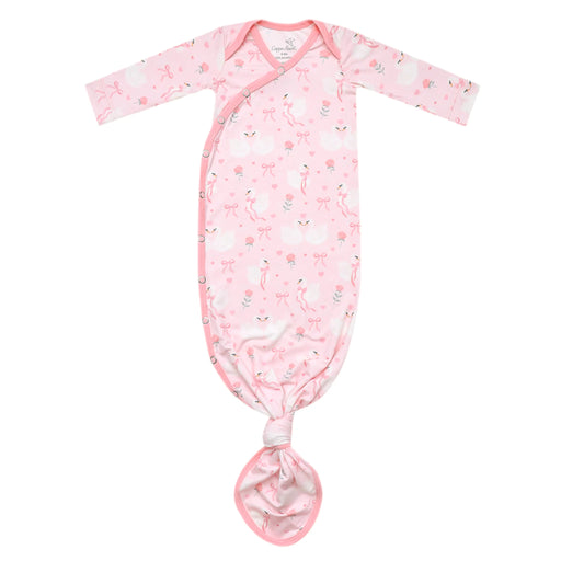 Adelia Knotted Gown - Nature Baby Outfitter