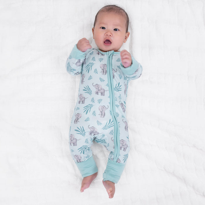 Elephantastic Zipper One Piece Pajama