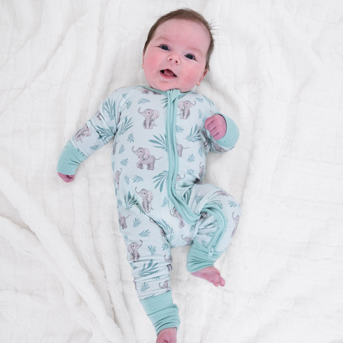 Elephantastic Zipper One Piece Pajama
