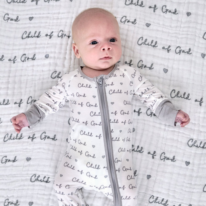 Child Of God Zipper One Piece Pajama